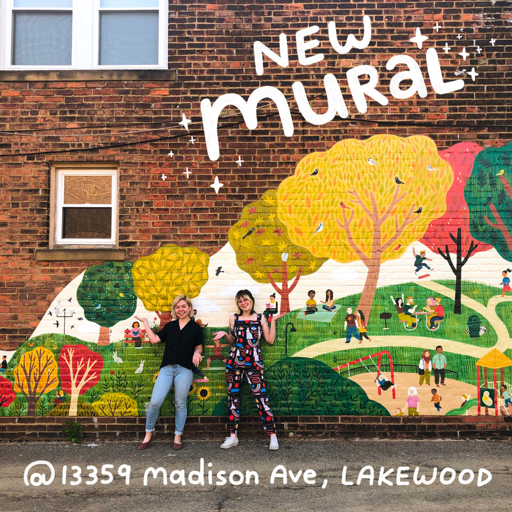 New Mural and Loving Lakewood Coloring Page