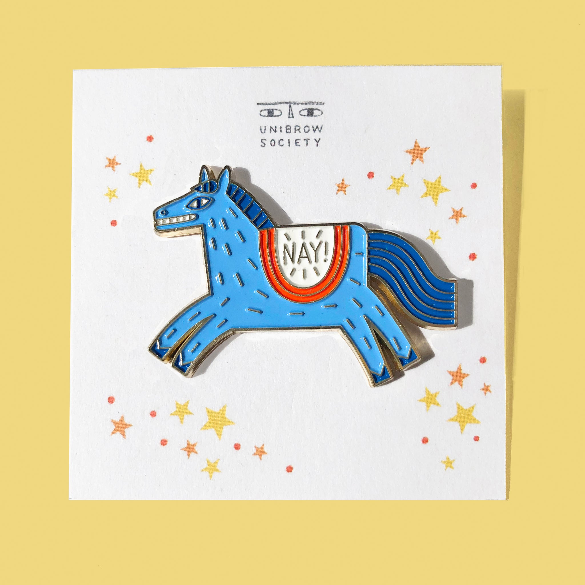 Nay! Enamel Pin